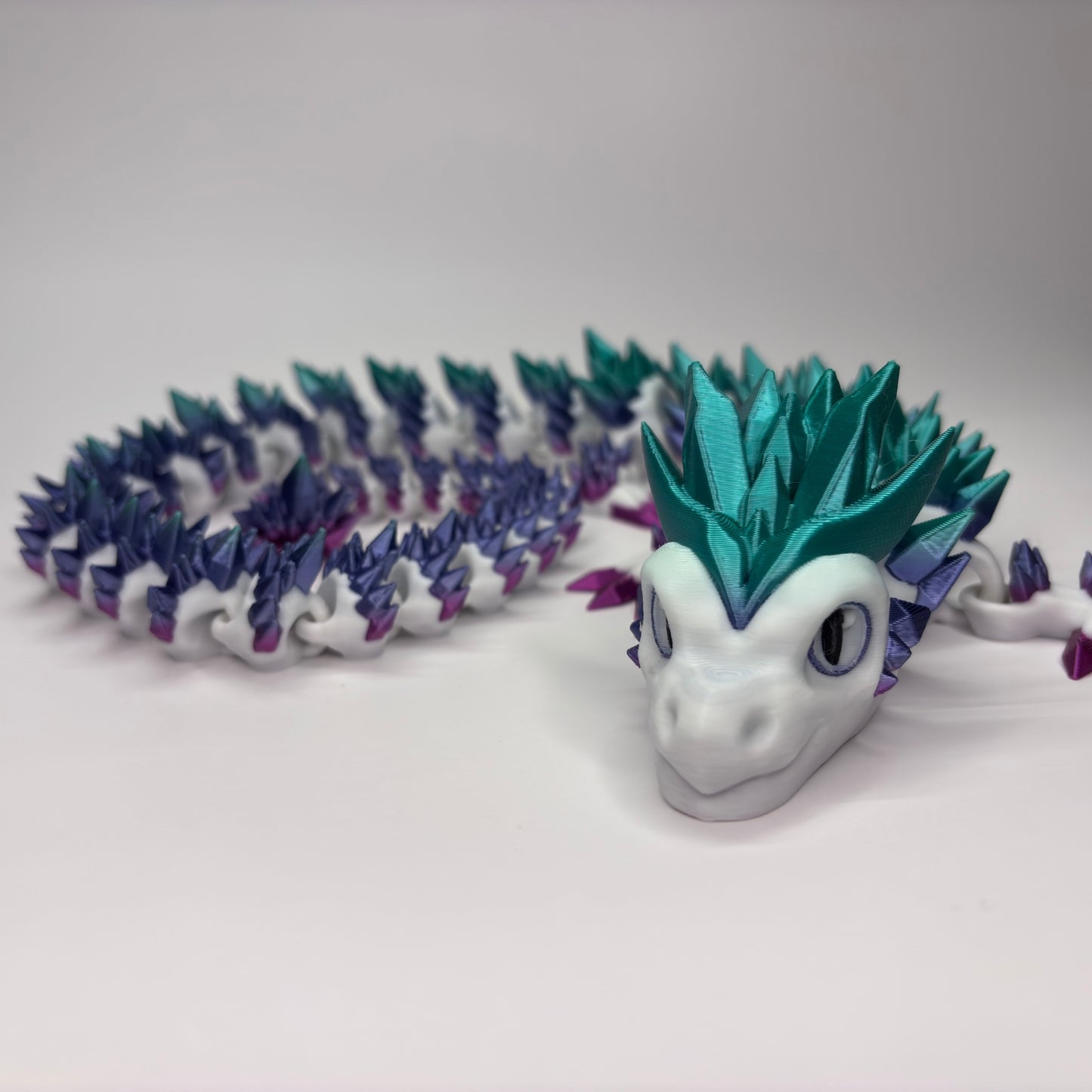 Large Rainbow Crystal Dragon