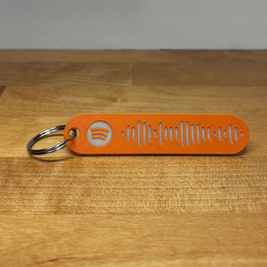 Orange Creamsicle Spotify Keychain