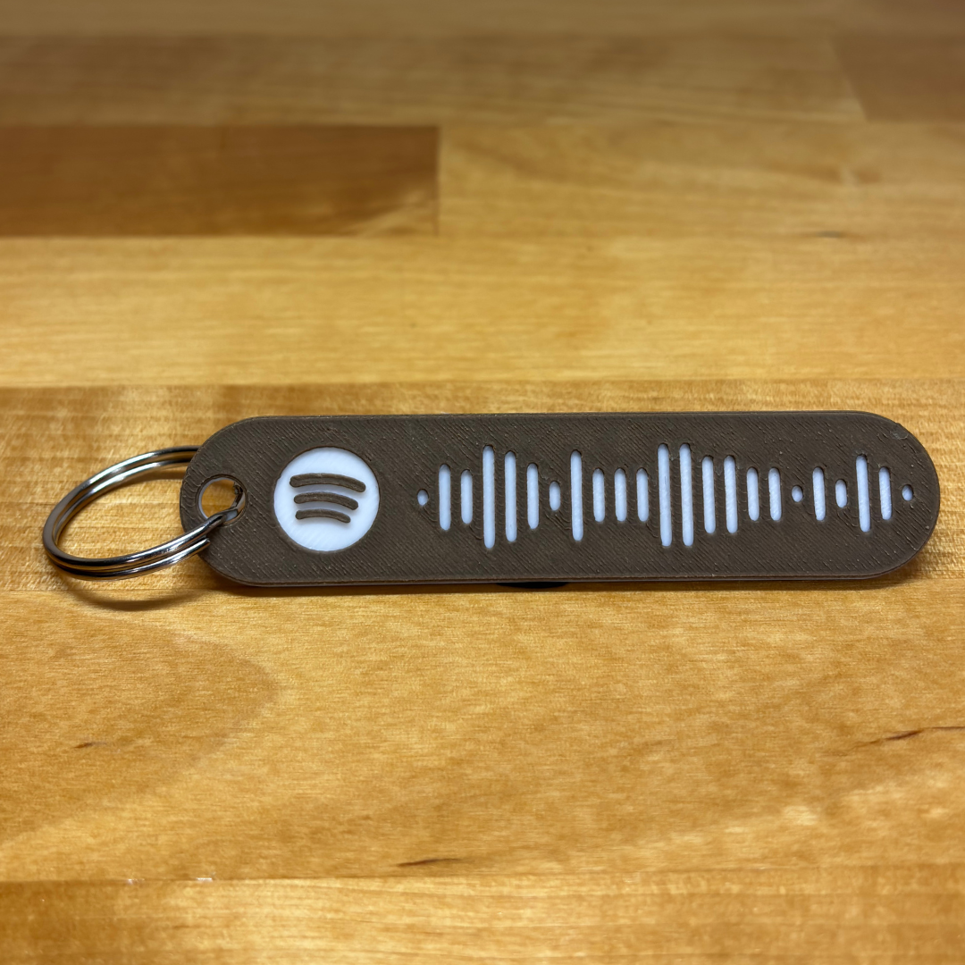 Espresso Spotify Keychain