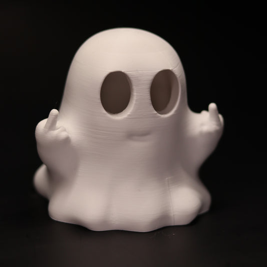 Middle Finger Ghost Tealight