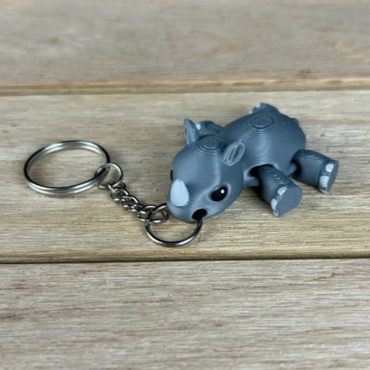 Rhino Keychain