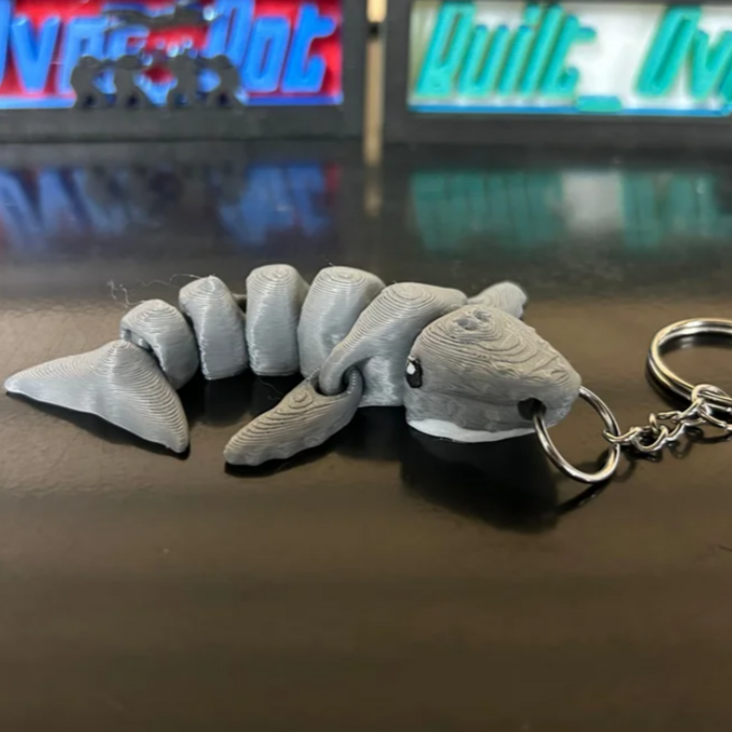 Whale Keychain