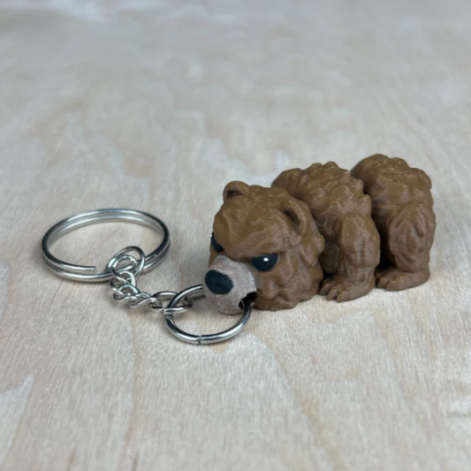 Grizzly Bear Keychain